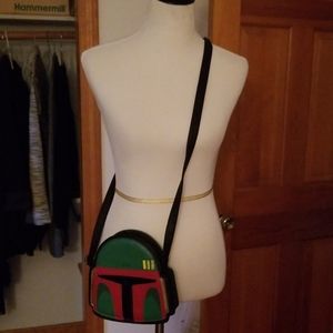 Loungefly Bags - Boba Fett Star Wars Crossbody Small Messenger Bag Loungefly Bags - Boba Fett Star Wars Crossbody Small Messenger Bag